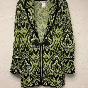 Cardigan styled jacket